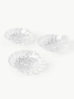 Soepborden Jellies met structuurpatroon, 4 stuks
