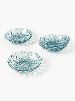 Soepborden Jellies met structuurpatroon, 4 stuks