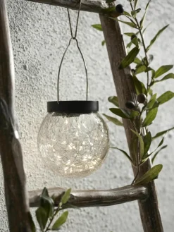 Solar hanglamp Globy van glas