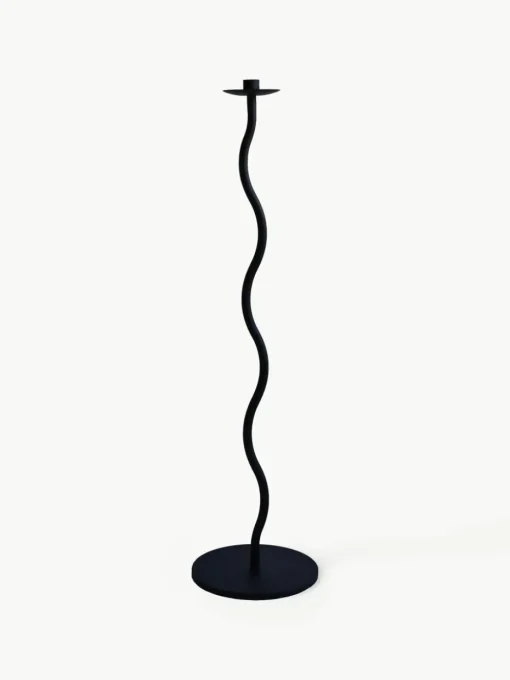 Staande kaarshouder Curved, H 86 cm