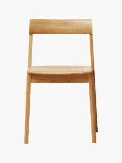 Stapelbare stoelen Blueprint van eikenhout, 2 stuks