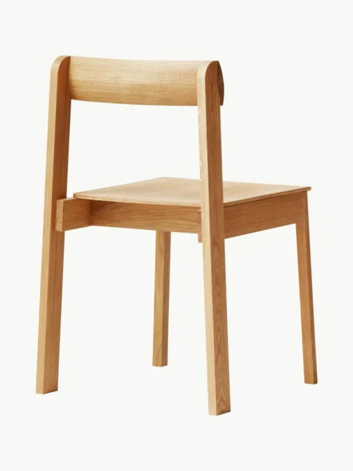 Stapelbare stoelen Blueprint van eikenhout, 2 stuks