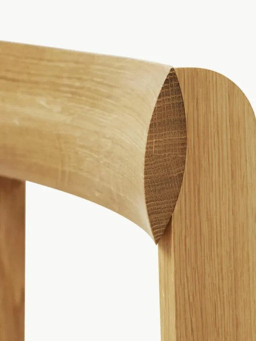 Stapelbare stoelen Blueprint van eikenhout, 2 stuks