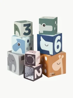 Stapelblokjes Deer Friends, set van 8