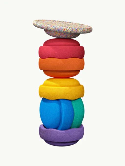 Stapelstenen Original met balanceersteen, set van 7