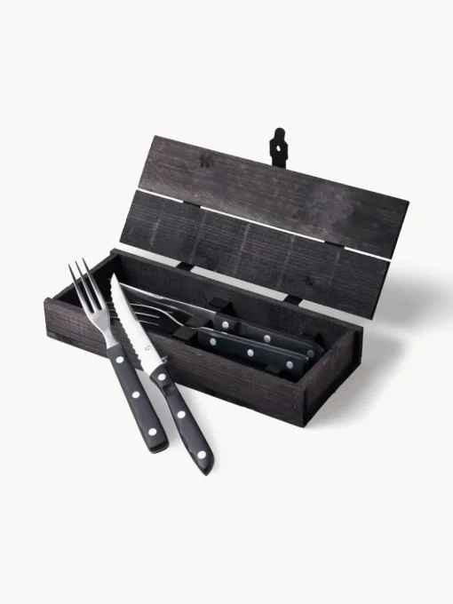 Steakbestekset Old Farmer met doos, in verschillende setgroottes