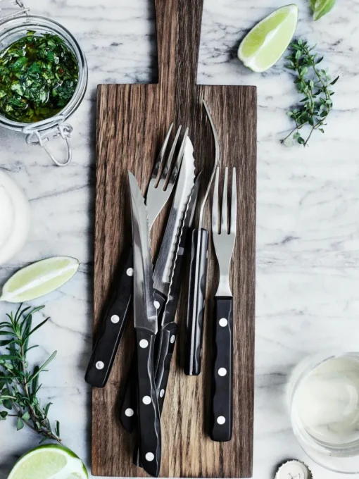 Steakbestekset Old Farmer met doos, in verschillende setgroottes