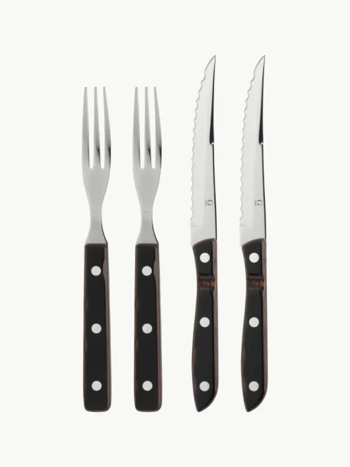 Steakbestekset Old Farmer met doos, in verschillende setgroottes