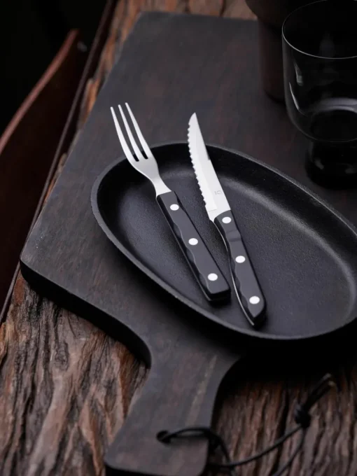 Steakbestekset Old Farmer met doos, in verschillende setgroottes