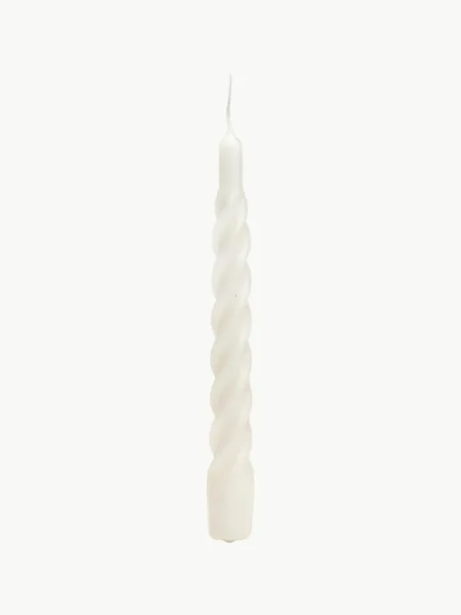 Steekkaarsen Twisted, 6 stuks