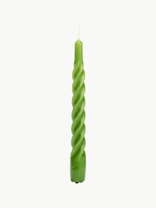 Steekkaarsen Twisted, 6 stuks