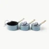 Steelpannen Mayflower met antiaanbaklaag, set van 3