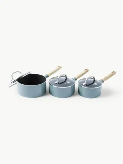 Steelpannen Mayflower met antiaanbaklaag, set van 3