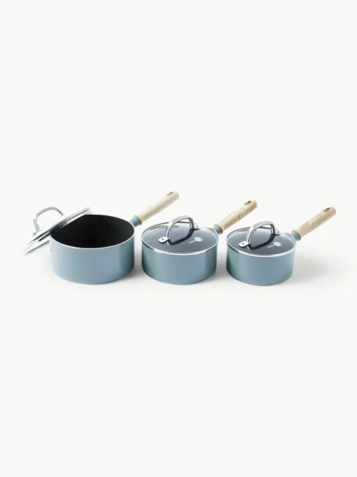 Steelpannen Mayflower met antiaanbaklaag, set van 3