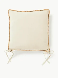 Stoelkussen Bono van jute, 2 stuks