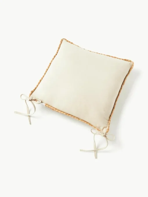 Stoelkussen Bono van jute, 2 stuks