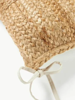 Stoelkussen Bono van jute, 2 stuks