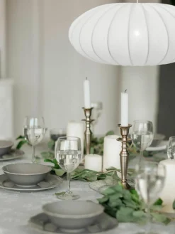 Stoffen hanglamp Mamsell