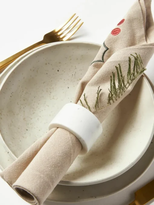 Stoffen servetten Bomuld, set van 4