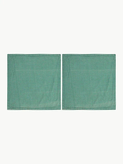 Stoffen servetten Gingham, 2 stuks