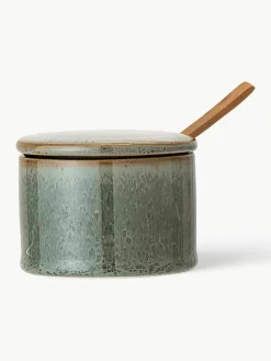 Suikerpot Pixie met houten lepel