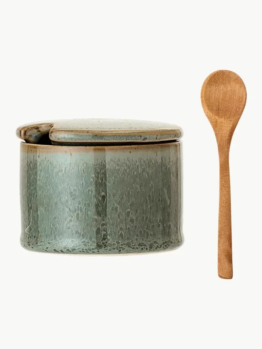Suikerpot Pixie met houten lepel