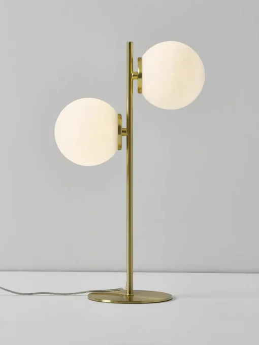 Tafellamp Atlanta van opaalglas