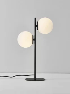 Tafellamp Atlanta van opaalglas