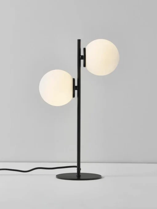 Tafellamp Atlanta van opaalglas