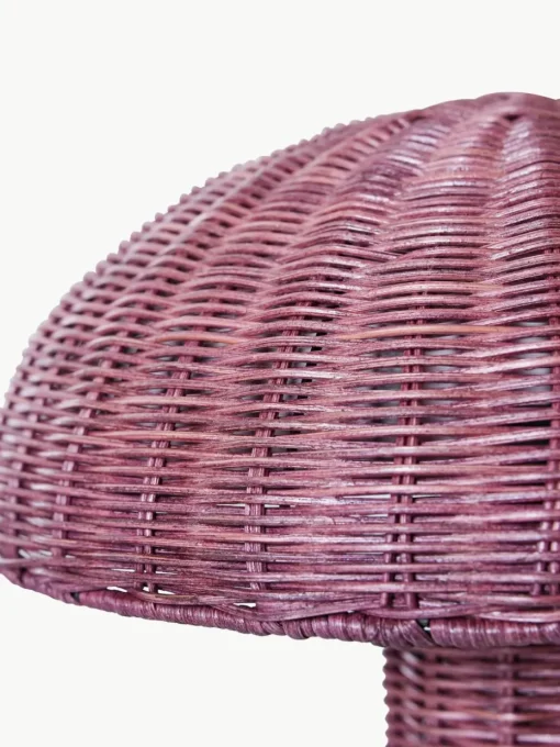 Tafellamp Burgundy van rotan