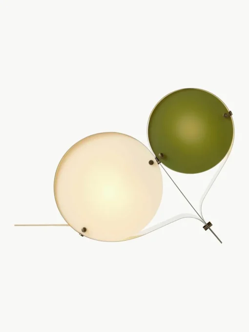 Tafellamp Coppia met acrylglazen kappen