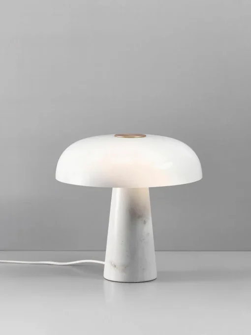 Tafellamp Glossy met marmeren voet