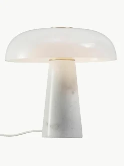 Tafellamp Glossy met marmeren voet