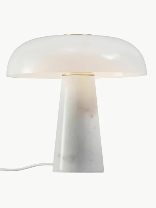 Tafellamp Glossy met marmeren voet