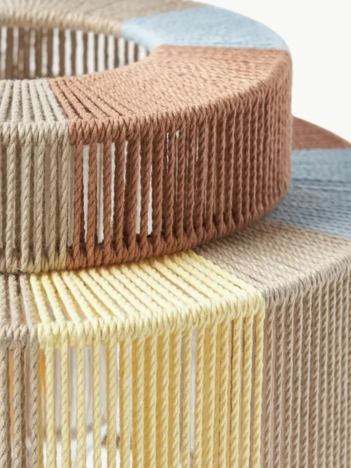 Tafellamp Lace van linnen draden