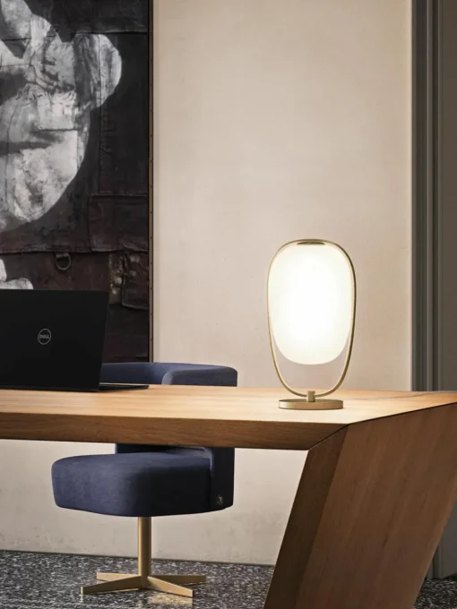 Tafellamp Lanna met diffuser, mondgeblazen