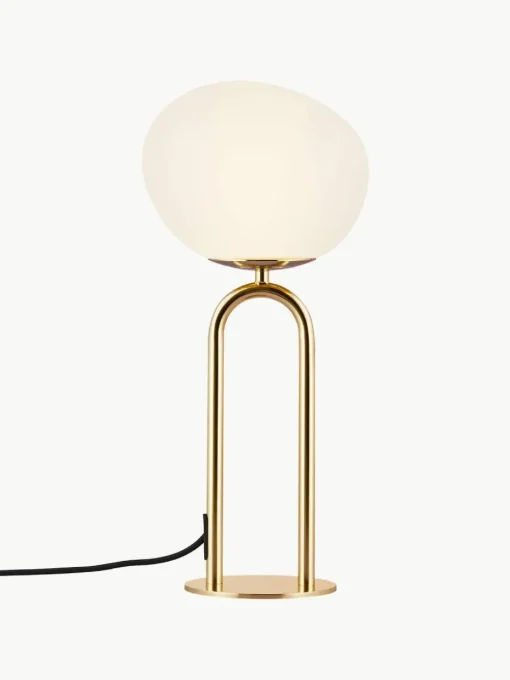 Tafellamp Shapes van opaalglas