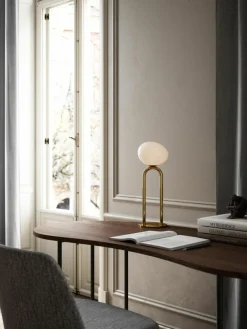 Tafellamp Shapes van opaalglas