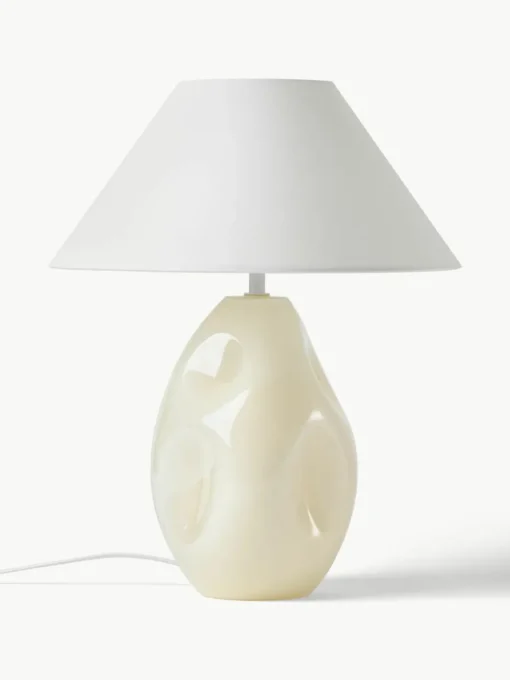 Tafellamp Xilia van opaalglas