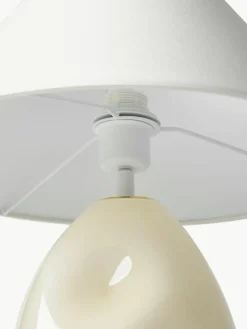 Tafellamp Xilia van opaalglas