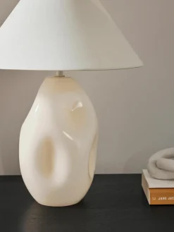 Tafellamp Xilia van opaalglas