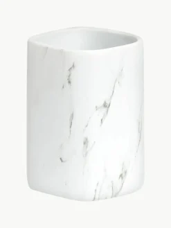 Tandenborstelbeker Marble van keramiek
