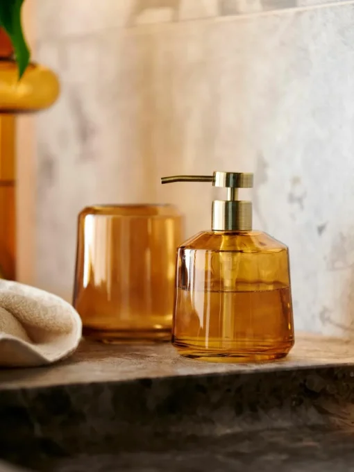 Tandenborstelbeker Vintage van glas