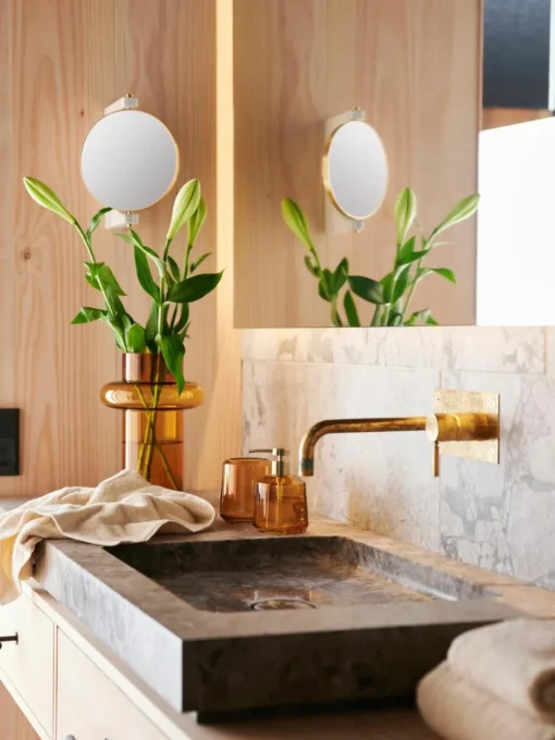 Tandenborstelbeker Vintage van glas