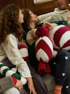 Teddy decoratief kussen Sweety in snoepjesvorm