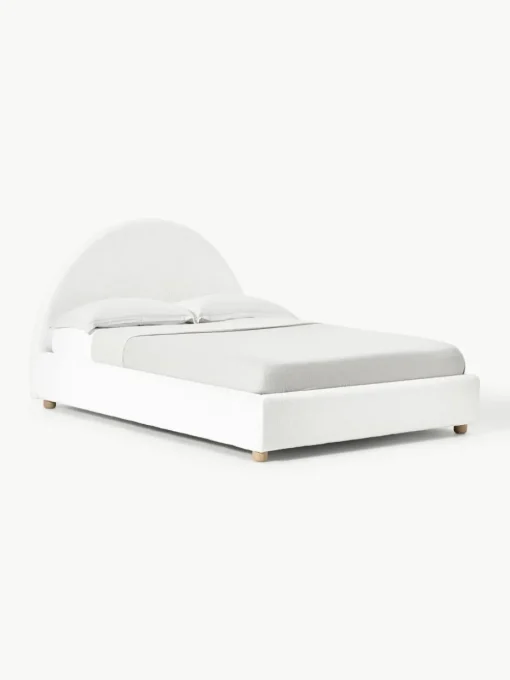 Teddy gestoffeerd bed Ebba met opbergruimte