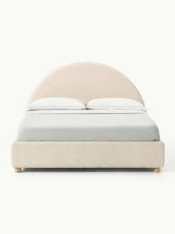 Teddy gestoffeerd bed Ebba met opbergruimte
