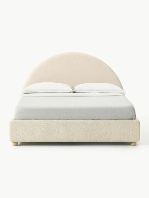 Teddy gestoffeerd bed Ebba met opbergruimte