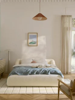 Teddy gestoffeerd bed Sofia