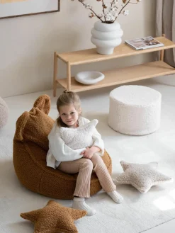 Teddy knuffelkussen Ster